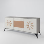 DAILY HARMONY Sideboard mit 3 Türen in Grau