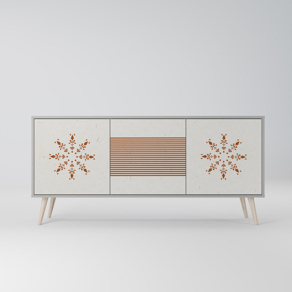 DAILY HARMONY 3-türiges Sideboard in grauem Finish