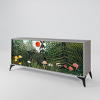VIRGIN FOREST WITH SUNSET Sideboard mit 3 Türen in Grau