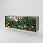 VIRGIN FOREST WITH SUNSET Sideboard mit 3 Türen in Grau