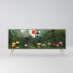 VIRGIN FOREST WITH SUNSET Sideboard mit 3 Türen in Grau