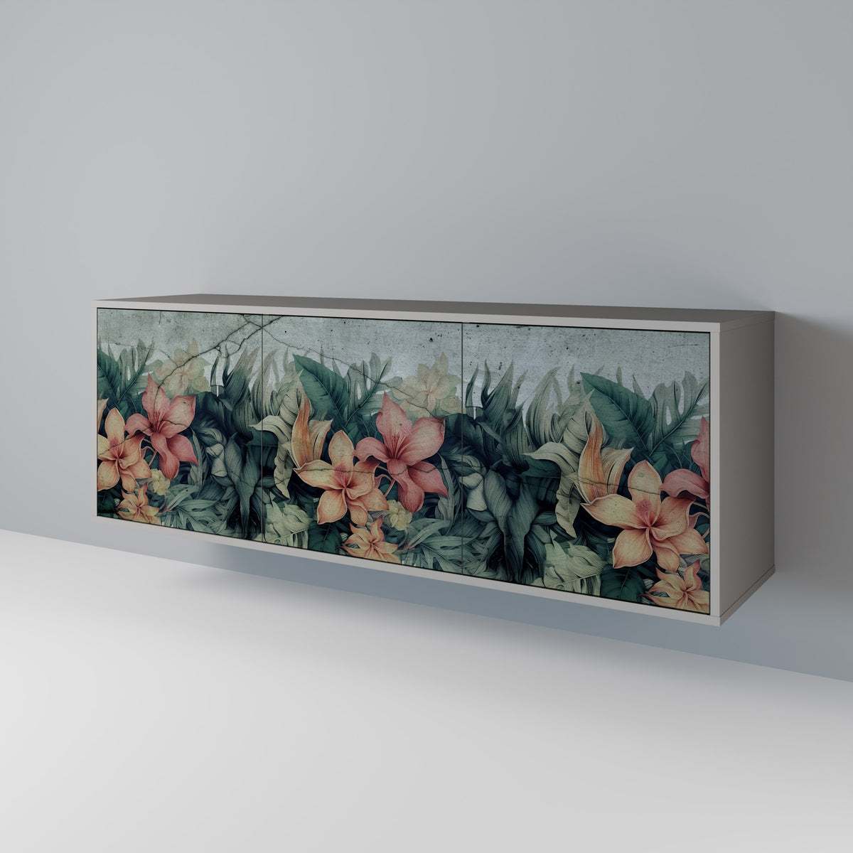 HEAVENLY BLOOM 3-türiges Sideboard