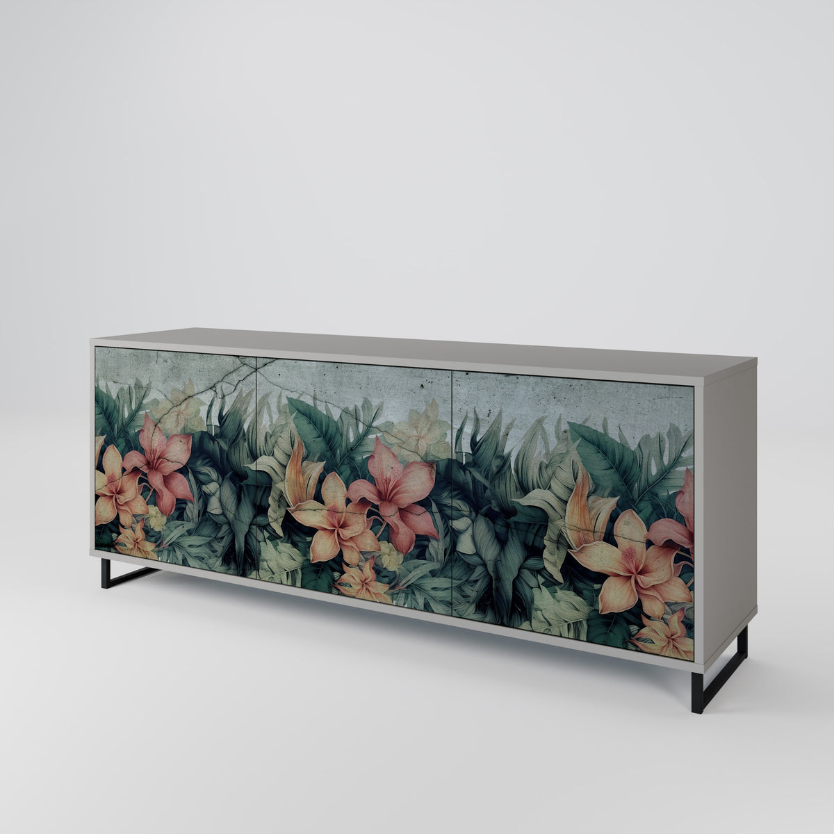 HEAVENLY BLOOM 3-türiges Sideboard