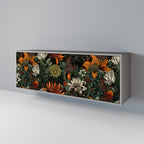 MIDNIGHT SPROUT Sideboard mit 3 Türen in Grau