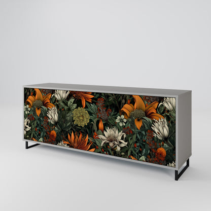 MIDNIGHT SPROUT 3-türiges Sideboard