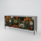 MIDNIGHT SPROUT Sideboard mit 3 Türen in Grau