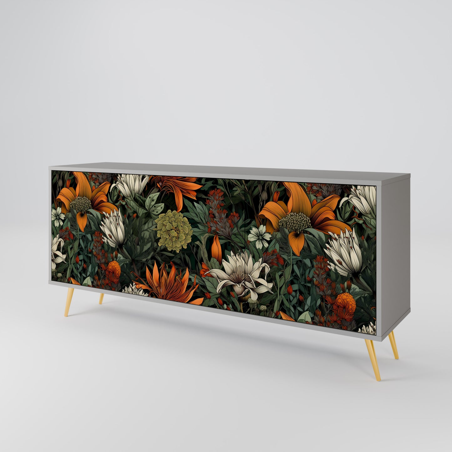 MIDNIGHT SPROUT 3-türiges Sideboard