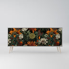 MIDNIGHT SPROUT Sideboard mit 3 Türen in Grau