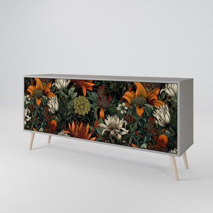 MIDNIGHT SPROUT 3-türiges Sideboard