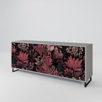 FLORAL WHISPER Sideboard mit 3 Türen in Grau