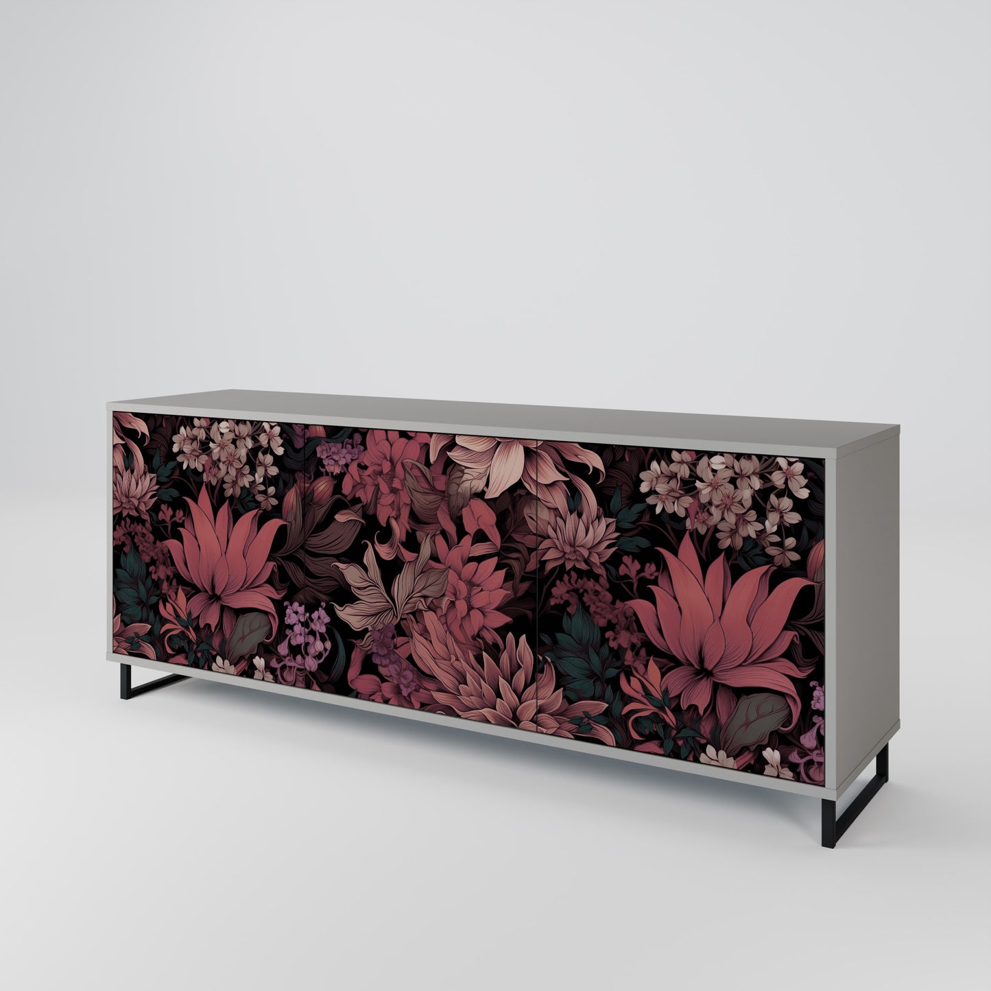FLORAL WHISPER 3-türiges Sideboard