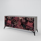 FLORAL WHISPER Sideboard mit 3 Türen in Grau