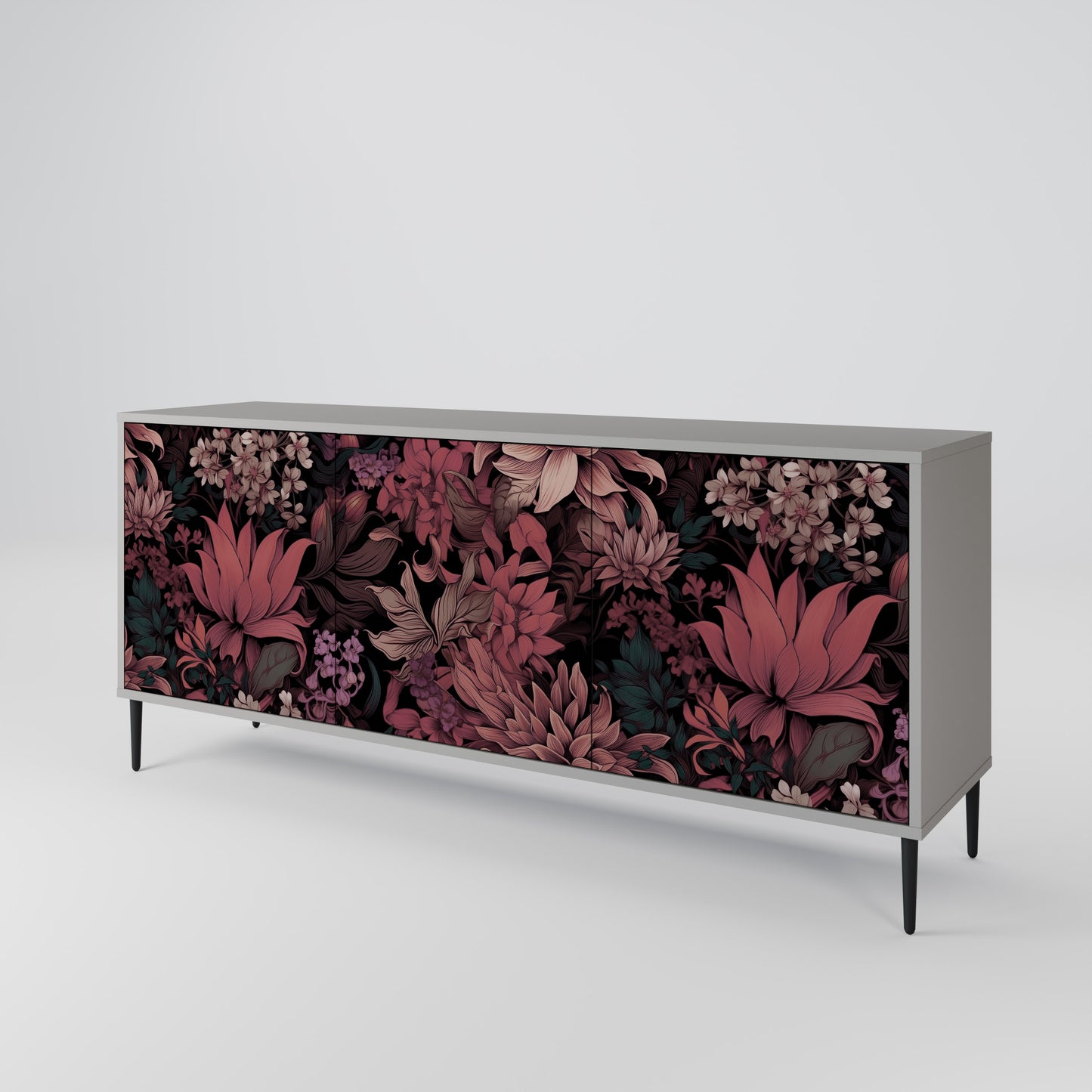 FLORAL WHISPER 3-türiges Sideboard