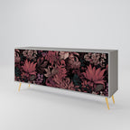 FLORAL WHISPER Sideboard mit 3 Türen in Grau