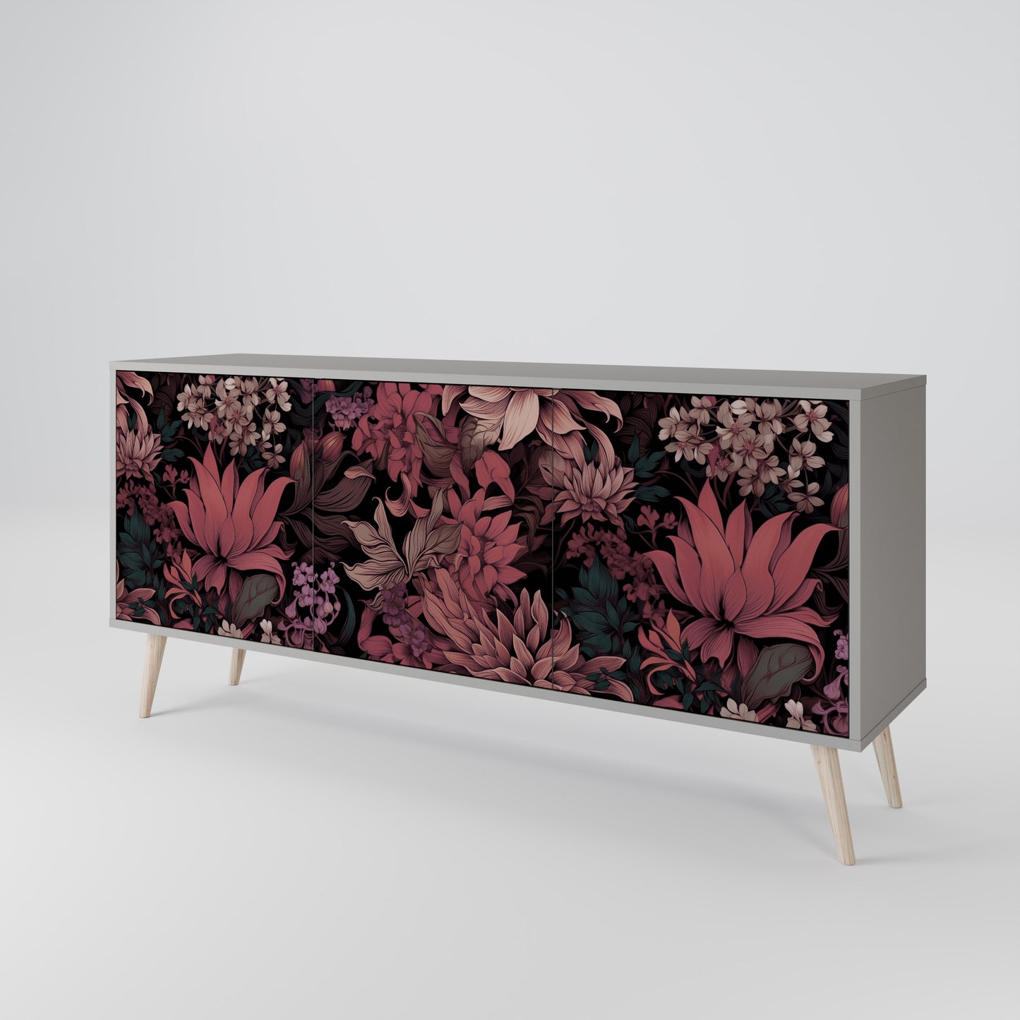 FLORAL WHISPER 3-türiges Sideboard