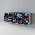 ETHEREAL BLOSSOMS Sideboard mit 3 Türen in Grau