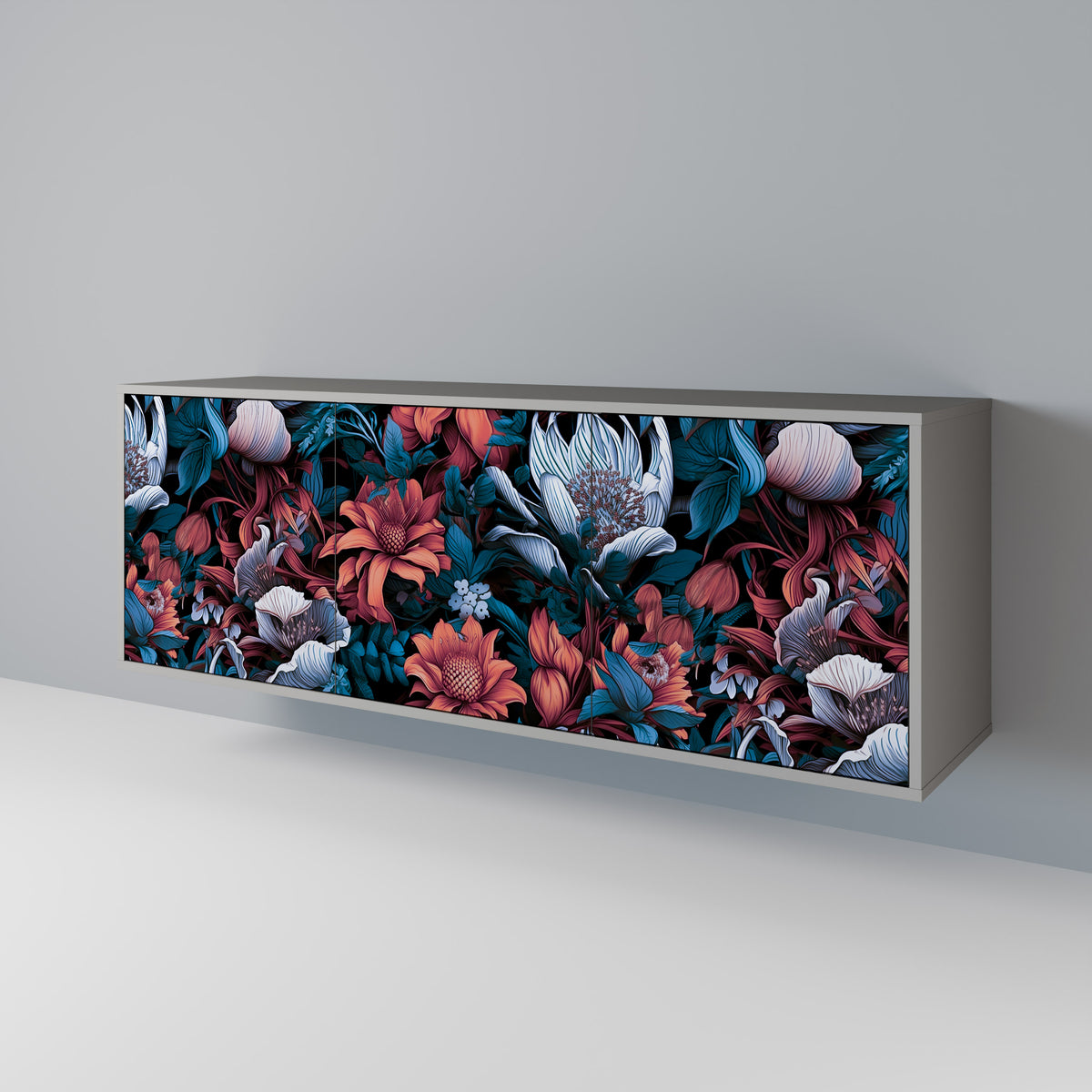 ETHEREAL BLOSSOMS 3-türiges Sideboard