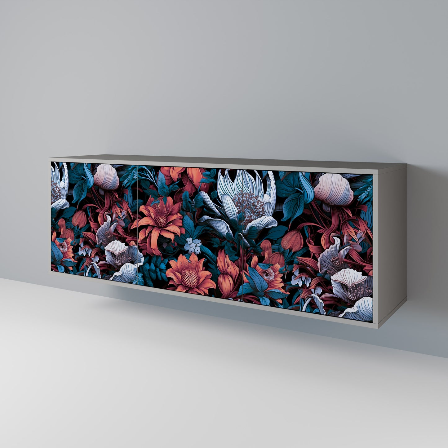 ETHEREAL BLOSSOMS 3-türiges Sideboard