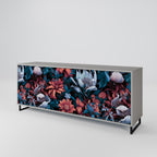 ETHEREAL BLOSSOMS Sideboard mit 3 Türen in Grau