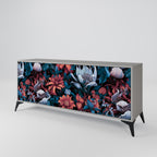 ETHEREAL BLOSSOMS Sideboard mit 3 Türen in Grau