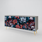 ETHEREAL BLOSSOMS Sideboard mit 3 Türen in Grau