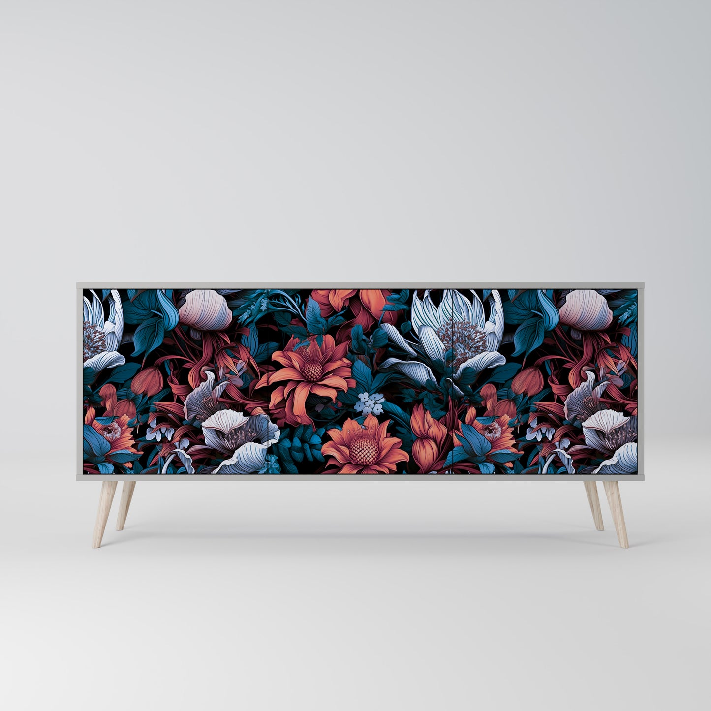 ETHEREAL BLOSSOMS 3-türiges Sideboard