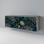 TWILIGHT BLOOM Sideboard mit 3 Türen in Grau