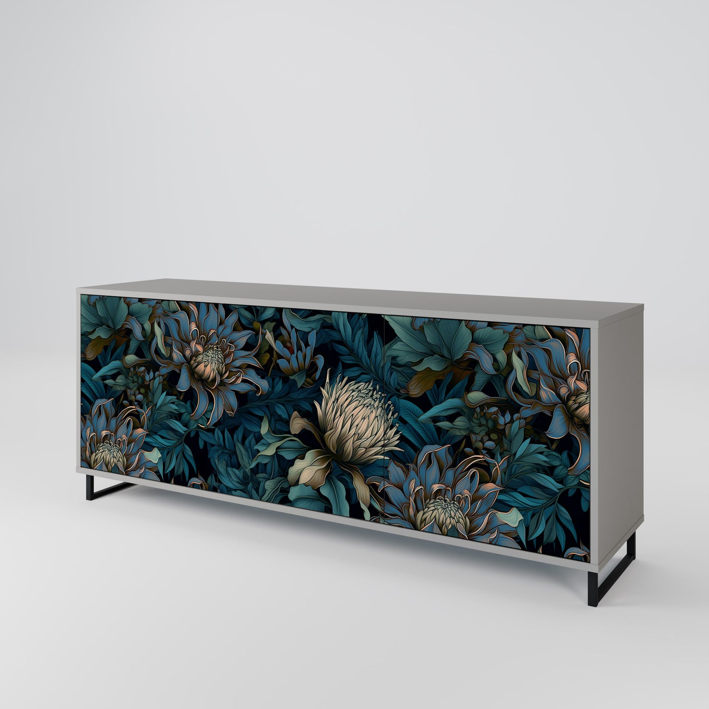 TWILIGHT BLOOM 3-türiges Sideboard