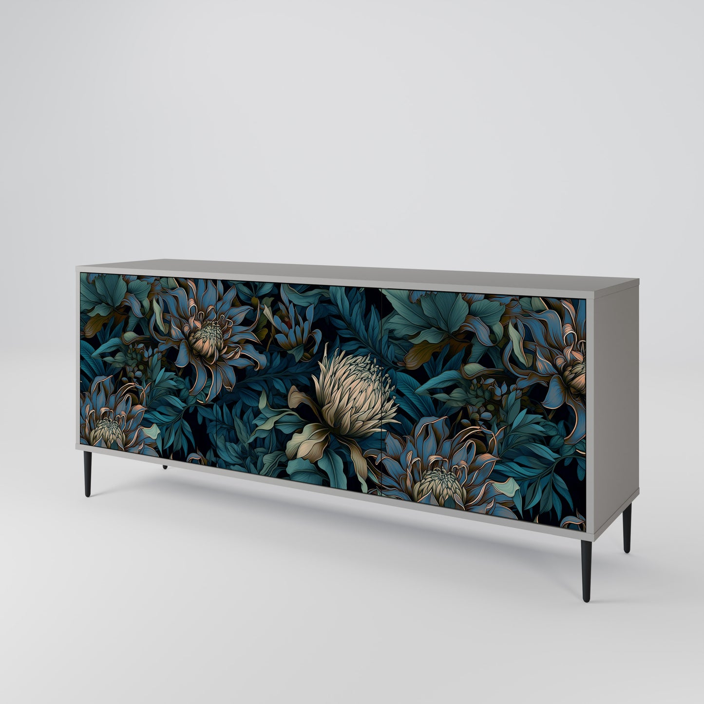 TWILIGHT BLOOM 3-türiges Sideboard