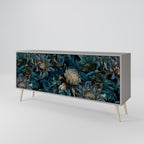 TWILIGHT BLOOM Sideboard mit 3 Türen in Grau