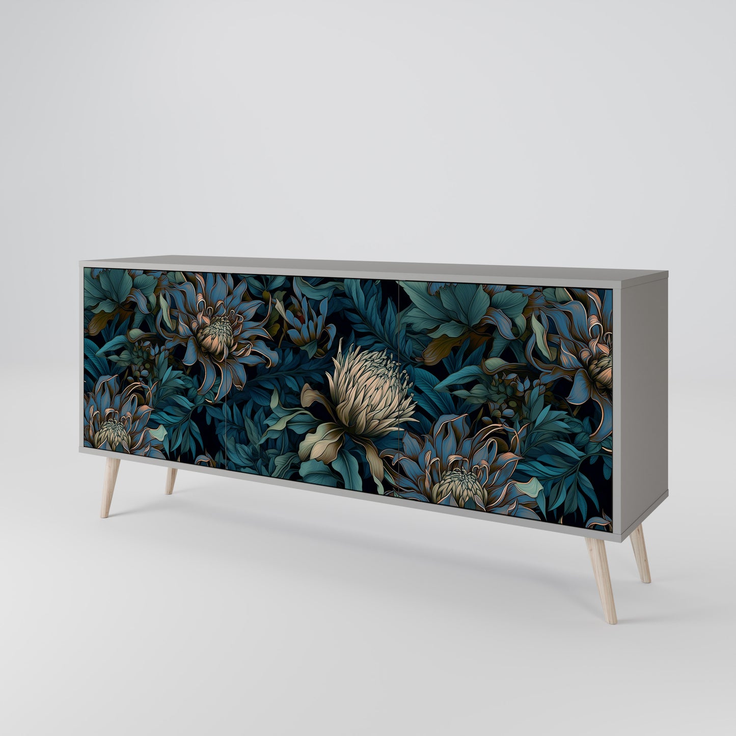 TWILIGHT BLOOM 3-türiges Sideboard