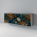 MORNING BLOOM Sideboard mit 3 Türen in Grau