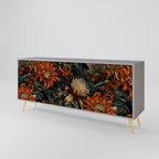 DAWN BLOOM Sideboard mit 3 Türen in Grau