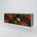 DAWN BLOOM Sideboard mit 3 Türen in Grau