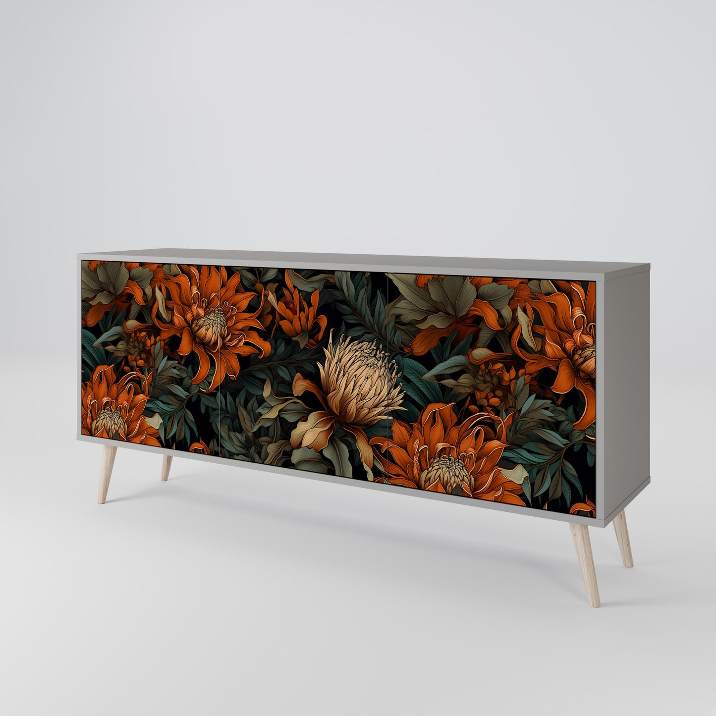 DAWN BLOOM 3-türiges Sideboard