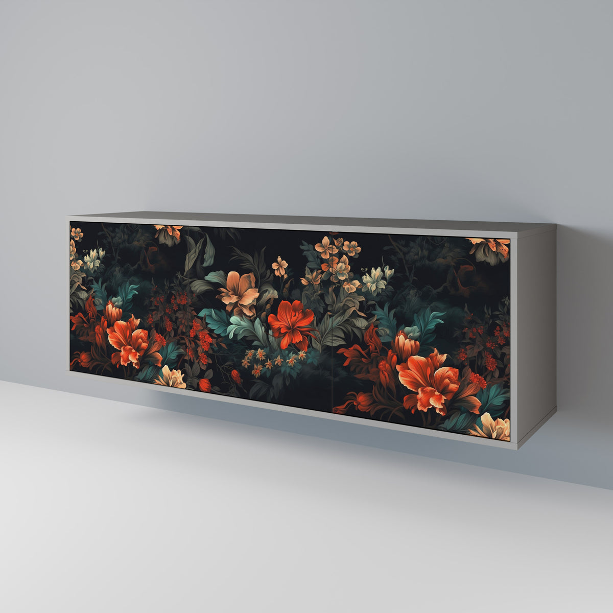 IMAGINARY BLOSSOM 3-türiges Sideboard