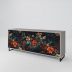 IMAGINARY BLOSSOM Sideboard mit 3 Türen in Grau