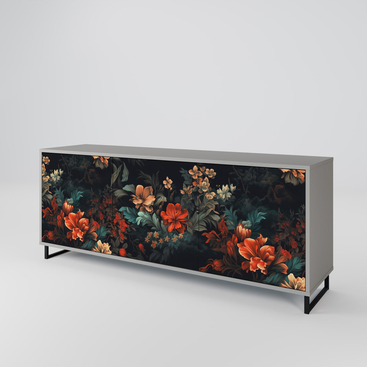 IMAGINARY BLOSSOM 3-türiges Sideboard