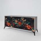IMAGINARY BLOSSOM Sideboard mit 3 Türen in Grau