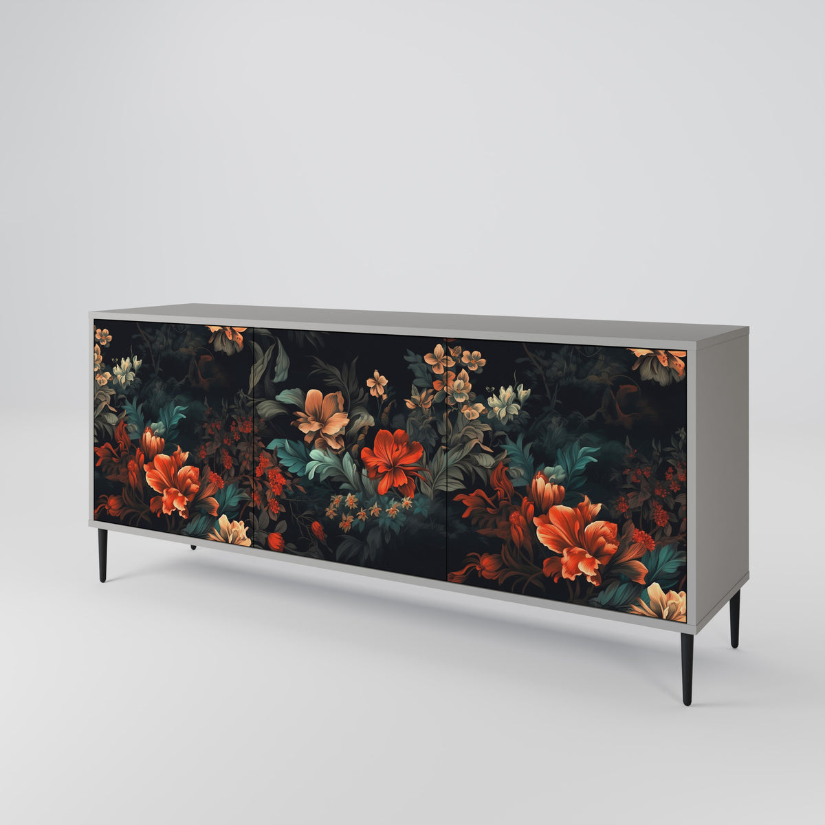 IMAGINARY BLOSSOM 3-türiges Sideboard