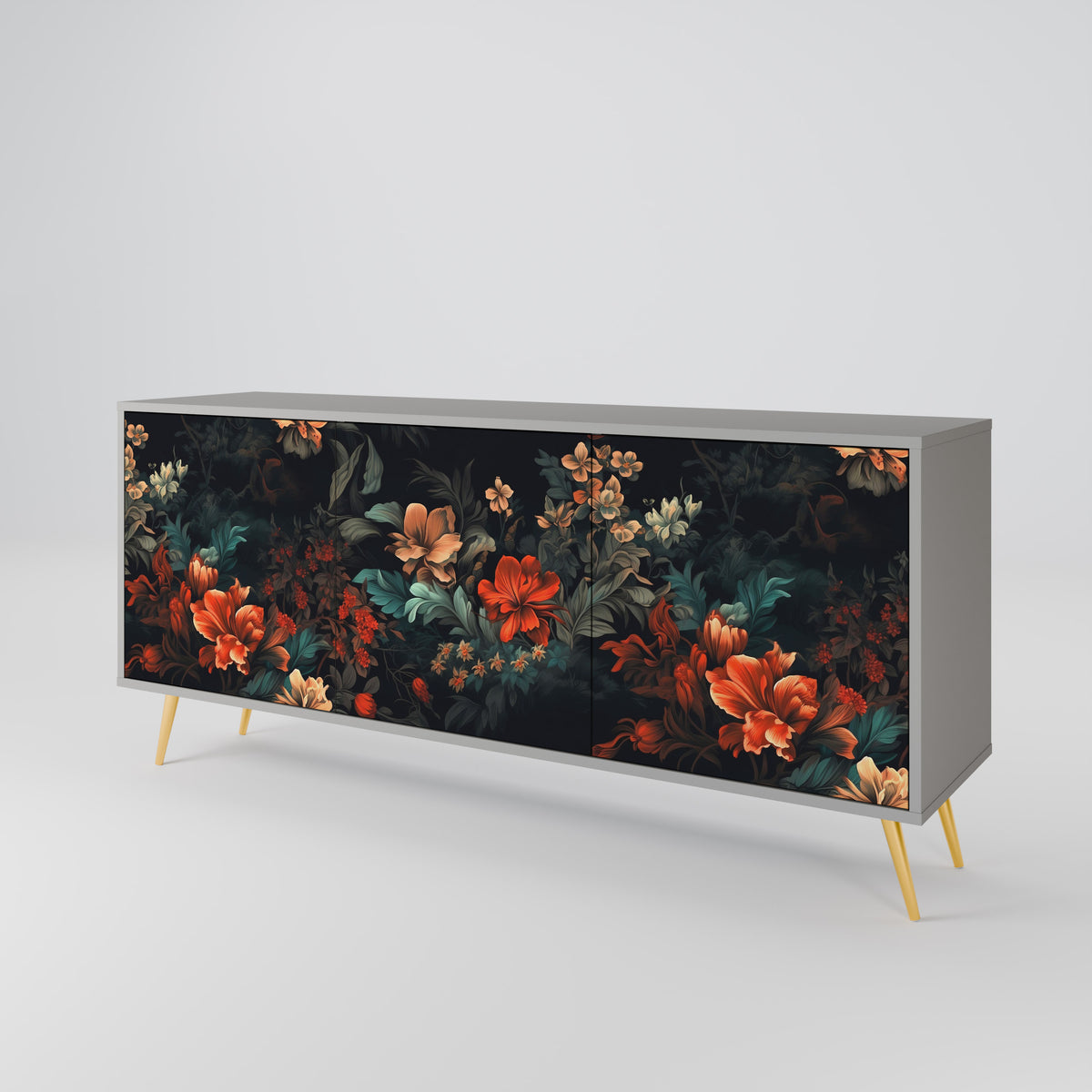 IMAGINARY BLOSSOM 3-türiges Sideboard