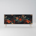 IMAGINARY BLOSSOM Sideboard mit 3 Türen in Grau