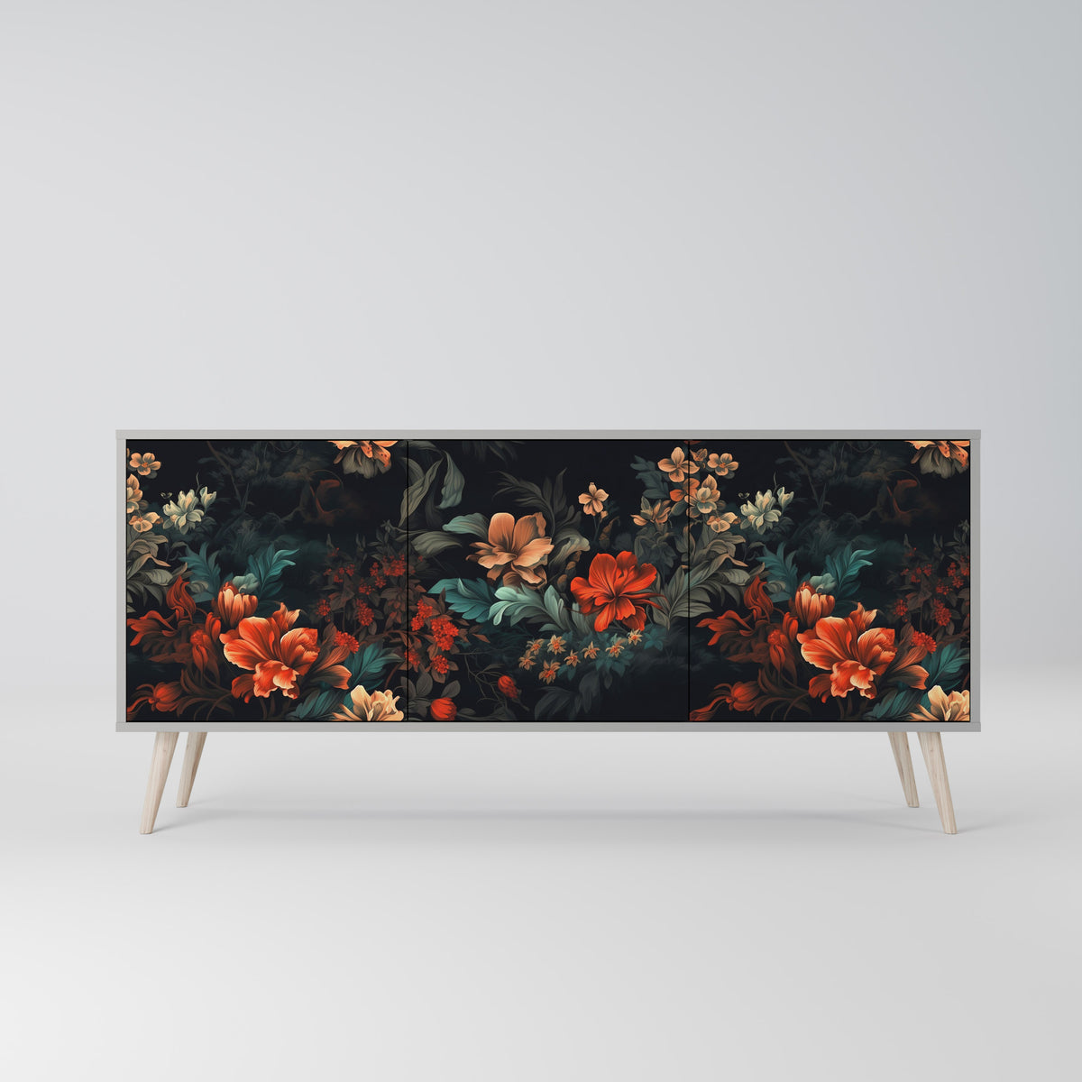 IMAGINARY BLOSSOM 3-türiges Sideboard