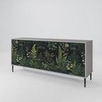 FERN FLOWERS Sideboard mit 3 Türen in Grau