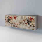 PETAL HARMONY Sideboard mit 3 Türen in Grau