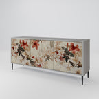 PETAL HARMONY Sideboard mit 3 Türen in Grau