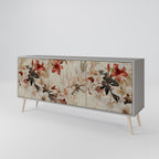 PETAL HARMONY Sideboard mit 3 Türen in Grau