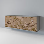 PETAL DISTINGUISH Sideboard mit 3 Türen in Grau