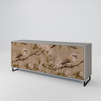 PETAL DISTINGUISH Sideboard mit 3 Türen in Grau