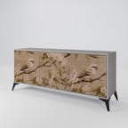 PETAL DISTINGUISH Sideboard mit 3 Türen in Grau
